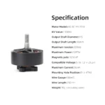 HGLRC MY 2810 1350kv brushless motor high load 6S 7-8 inch - Image 6