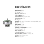 HGLRC SPECTER 1404 2750KV 4-6S Brushless Motor for FPV Freestyle 2inch Cinewhoop 4inch Toothpick Drones - Image 2