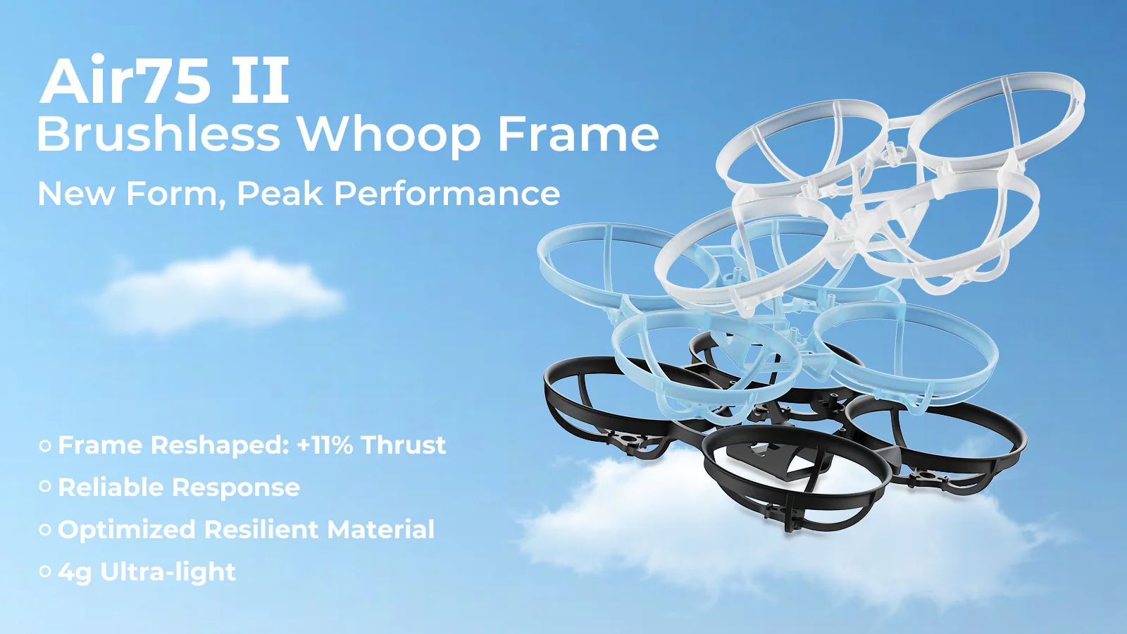 Betafpv Air75 II Brushless Whoop Frame - Image 2
