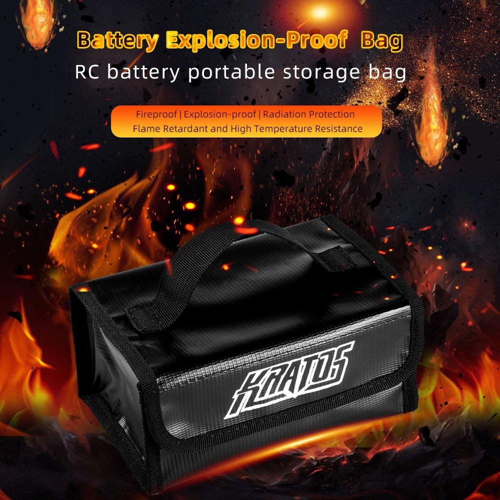 hglrc-kratos-fireproof-explosionproof-battery-safe-bag-lipo-charging-hand-bag-571539 HGLRC KRATOS Fireproof Explosionproof Battery Safe Bag Lipo Charging Hand Bag - Image 1